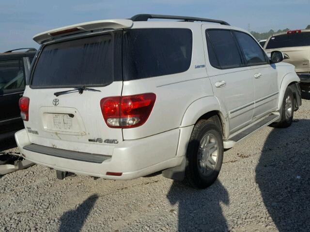 5TDBT48A26S276335 - 2006 TOYOTA SEQUOIA LI WHITE photo 4