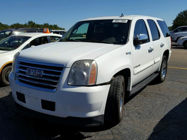 1GKFK13558R235541 - 2008 GMC YUKON HYBR WHITE photo 2