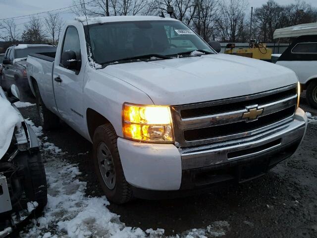 1GCEK14C19Z112115 - 2009 CHEVROLET SILVERADO WHITE photo 1