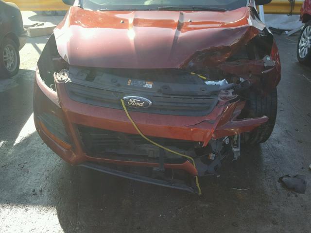 1FMCU0F72EUA93041 - 2014 FORD ESCAPE S MAROON photo 9