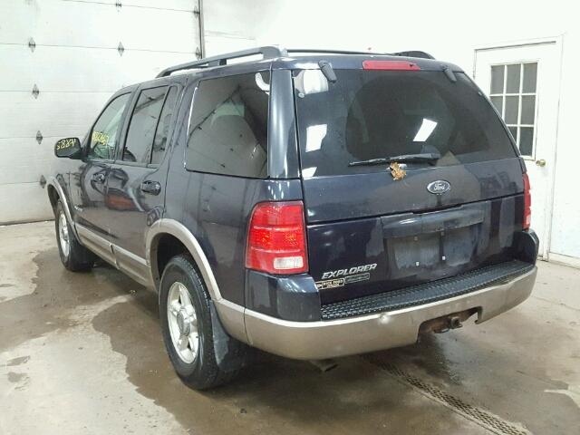 1FMZU74E92ZA85652 - 2002 FORD EXPLORER E BLUE photo 3