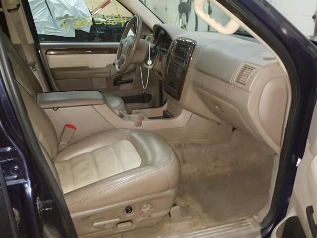 1FMZU74E92ZA85652 - 2002 FORD EXPLORER E BLUE photo 5