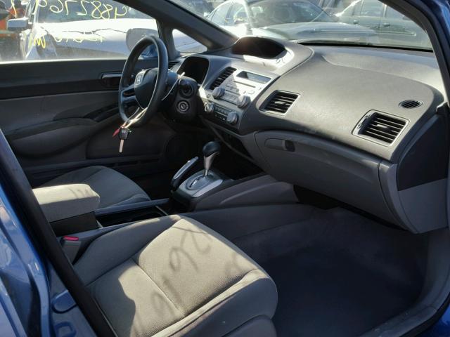 1HGFA16546L014735 - 2006 HONDA CIVIC LX BLUE photo 5