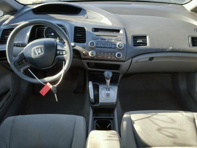 1HGFA16546L014735 - 2006 HONDA CIVIC LX BLUE photo 9