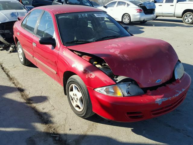 1G1JC524217229791 - 2001 CHEVROLET CAVALIER B RED photo 1