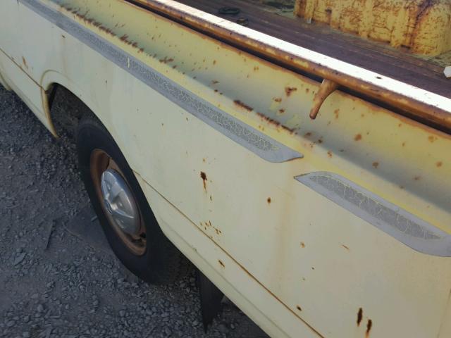 RN28084812 - 1977 TOYOTA PICKUP YELLOW photo 9