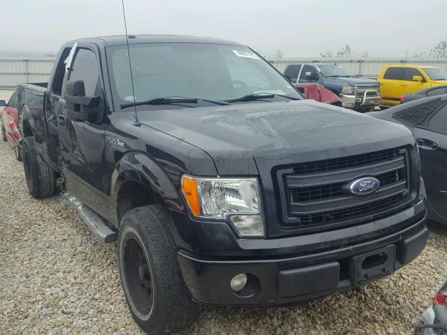 1FTFX1CF7DKE33286 - 2013 FORD F150 SUPER BLACK photo 1