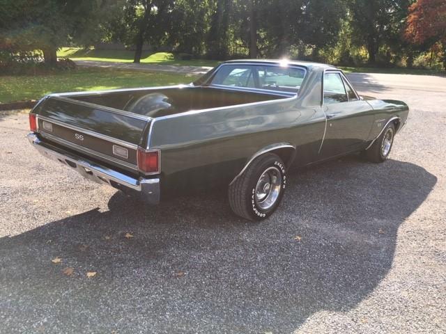 1D80J2JL538516 - 1972 CHEVROLET EL CAMINO GREEN photo 4