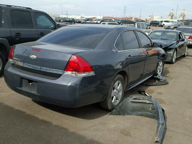 2G1WT57N991261489 - 2009 CHEVROLET IMPALA 1LT BLUE photo 4