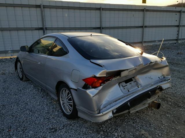 JH4DC53003C004052 - 2003 ACURA RSX TYPE-S SILVER photo 3