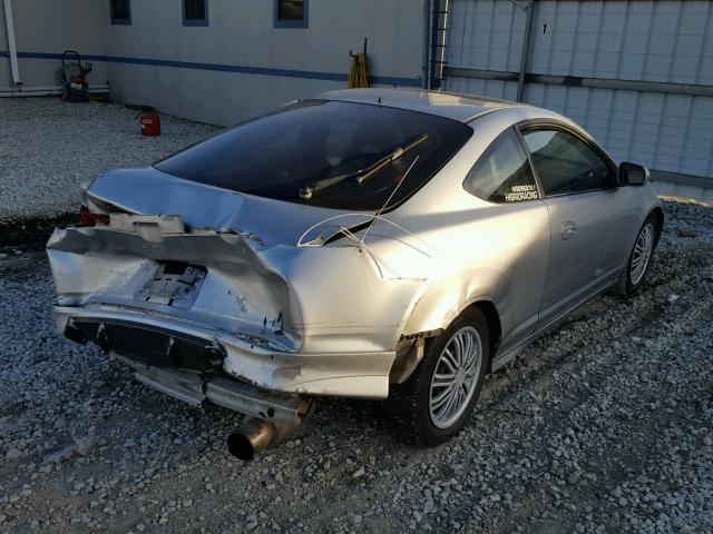 JH4DC53003C004052 - 2003 ACURA RSX TYPE-S SILVER photo 4