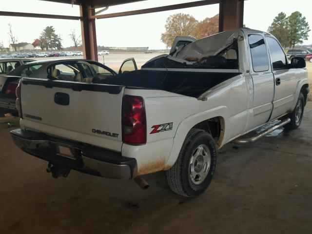 1GCEK19T93E353167 - 2003 CHEVROLET SILVERADO WHITE photo 4