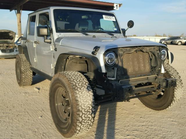 1J4GB59147L142937 - 2007 JEEP WRANGLER S SILVER photo 1