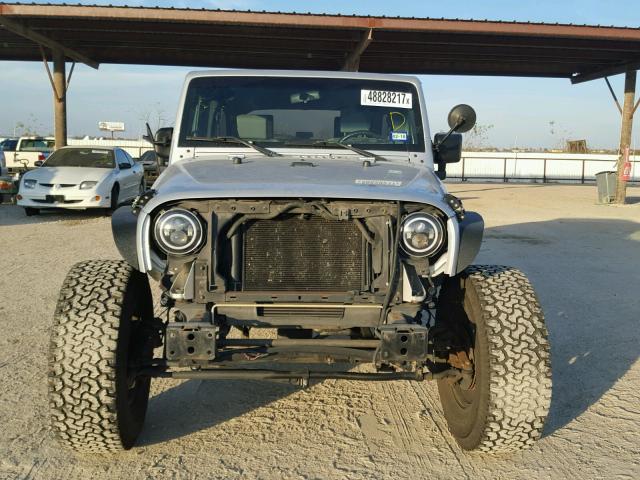 1J4GB59147L142937 - 2007 JEEP WRANGLER S SILVER photo 9