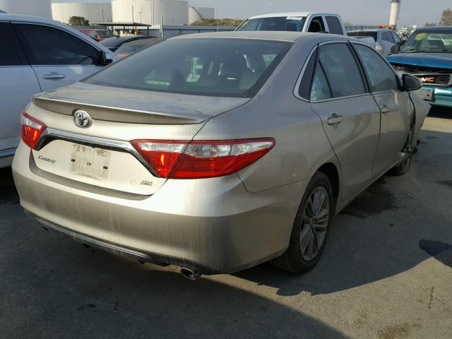 4T1BF1FK5GU128755 - 2016 TOYOTA CAMRY LE TAN photo 4