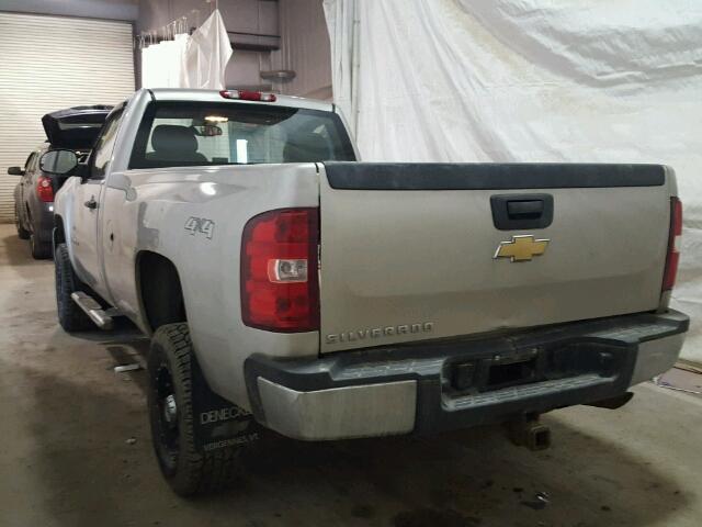 1GCHK34KX7E592174 - 2007 CHEVROLET SILVERADO SILVER photo 3