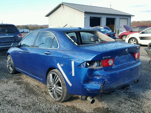 JH4CL96845C006152 - 2005 ACURA TSX BLUE photo 3