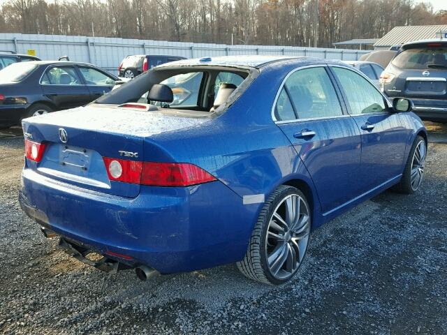 JH4CL96845C006152 - 2005 ACURA TSX BLUE photo 4