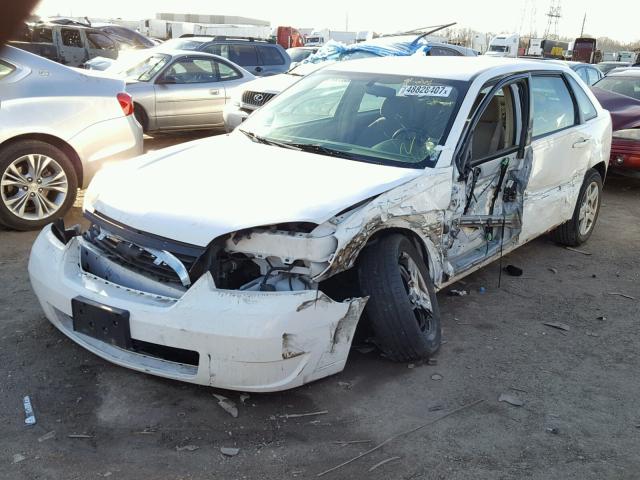 1G1ZT61806F123771 - 2006 CHEVROLET MALIBU MAX WHITE photo 2