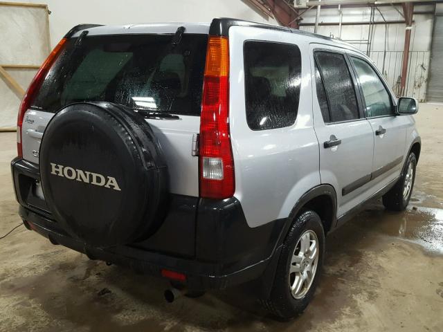 JHLRD788X2C036152 - 2002 HONDA CR-V EX SILVER photo 4