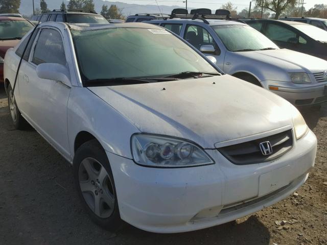 1HGEM22541L033857 - 2001 HONDA CIVIC LX WHITE photo 1