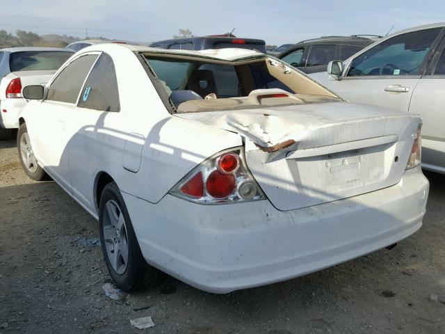 1HGEM22541L033857 - 2001 HONDA CIVIC LX WHITE photo 3