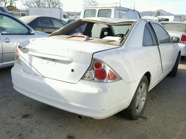 1HGEM22541L033857 - 2001 HONDA CIVIC LX WHITE photo 4