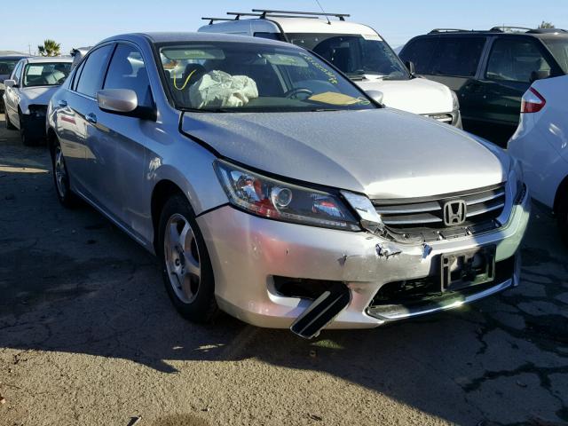 1HGCR2F30EA064249 - 2014 HONDA ACCORD LX SILVER photo 1