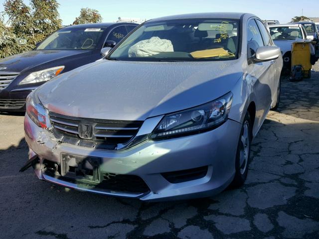 1HGCR2F30EA064249 - 2014 HONDA ACCORD LX SILVER photo 2