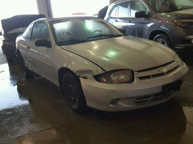 1G1JC12F437389412 - 2003 CHEVROLET CAVALIER SILVER photo 1