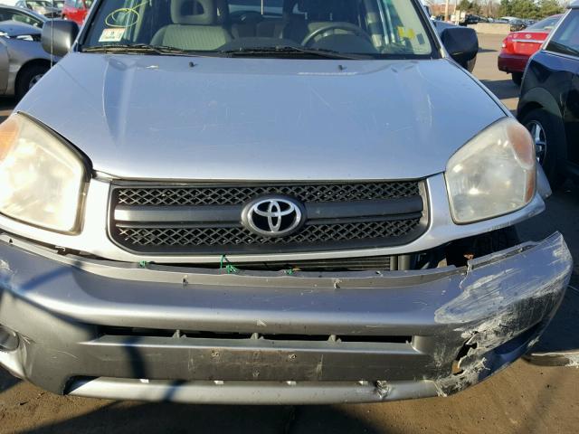 JTEHD20V256043091 - 2005 TOYOTA RAV4 SILVER photo 9