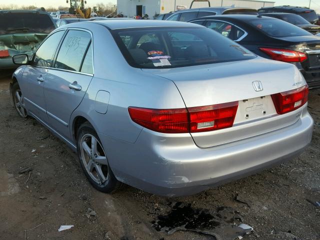 1HGCM56725A126379 - 2005 HONDA ACCORD EX SILVER photo 3