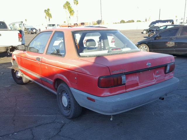 1N4EB32A6PC805099 - 1993 NISSAN SENTRA E RED photo 3