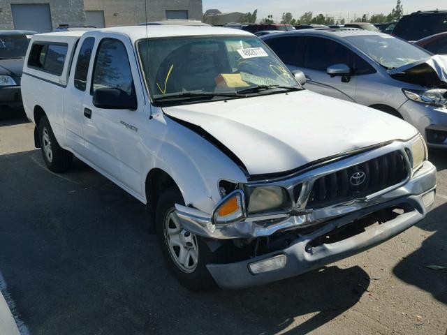 5TEVL52N53Z252236 - 2003 TOYOTA TACOMA XTR WHITE photo 1