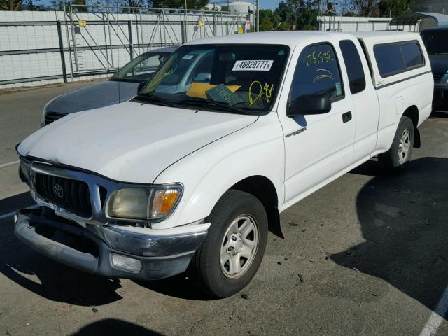 5TEVL52N53Z252236 - 2003 TOYOTA TACOMA XTR WHITE photo 2