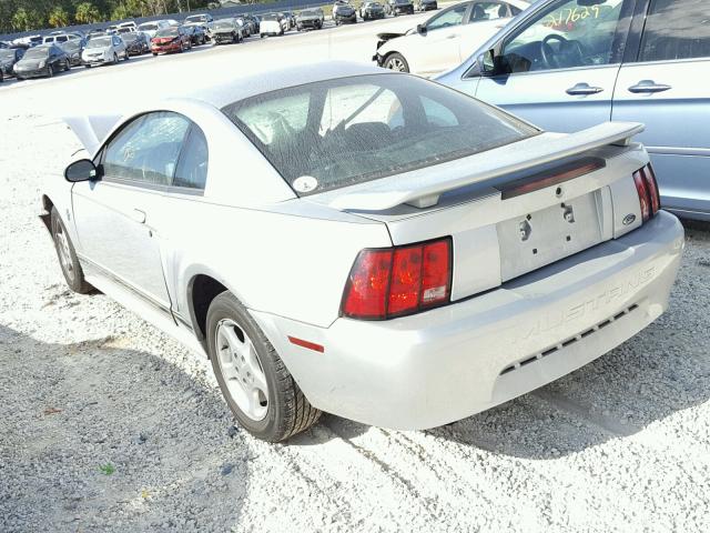 1FAFP40421F144945 - 2001 FORD MUSTANG SILVER photo 3