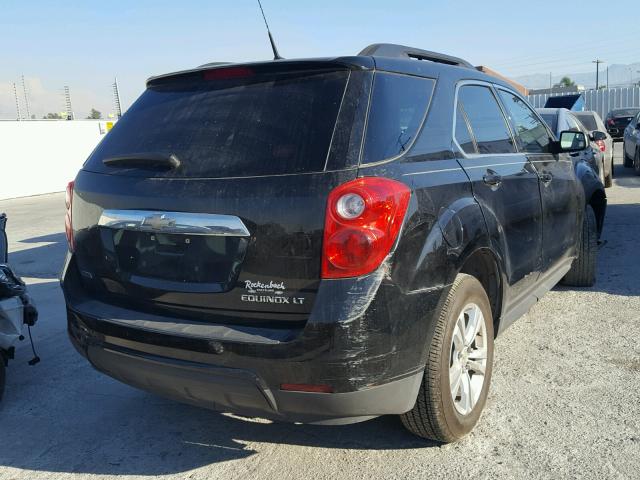 2GNALDEK6C1169727 - 2012 CHEVROLET EQUINOX LT BLACK photo 4