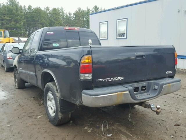 5TBBN44114S435710 - 2004 TOYOTA TUNDRA ACC BLACK photo 3