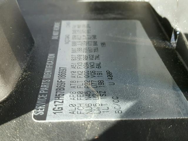 1G1ZH57B69F186697 - 2009 CHEVROLET MALIBU 1LT 石墨色 照片 10