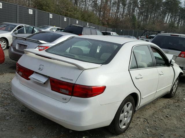 1HGCM56435A108270 - 2005 HONDA ACCORD LX WHITE photo 4