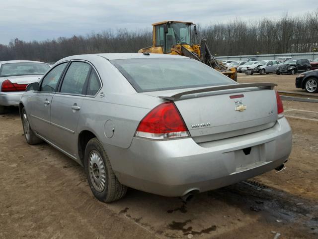 2G1WD58C481210586 - 2008 CHEVROLET IMPALA SUP SILVER photo 3