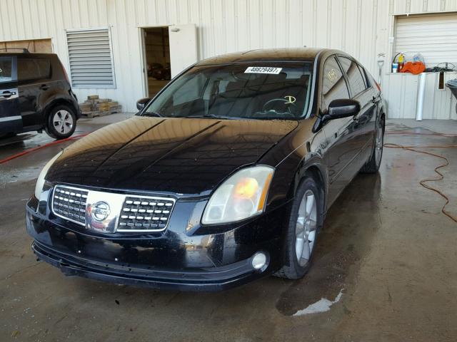 1N4BA41E04C826509 - 2004 NISSAN MAXIMA SE BLACK photo 2