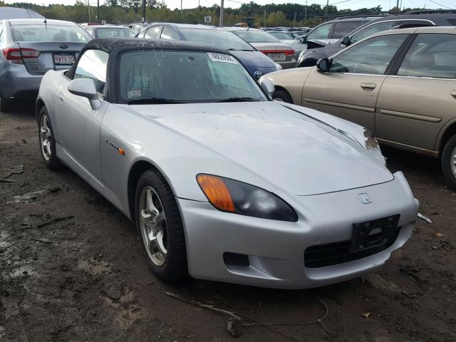 JHMAP114X2T008646 - 2002 HONDA S2000 SILVER photo 1