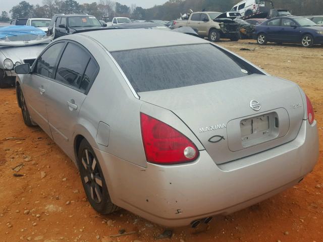 1N4BA41E54C870148 - 2004 NISSAN MAXIMA SE SILVER photo 3