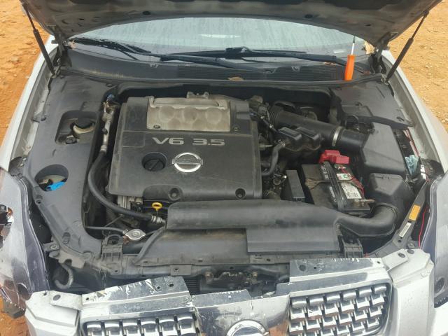 1N4BA41E54C870148 - 2004 NISSAN MAXIMA SE SILVER photo 7