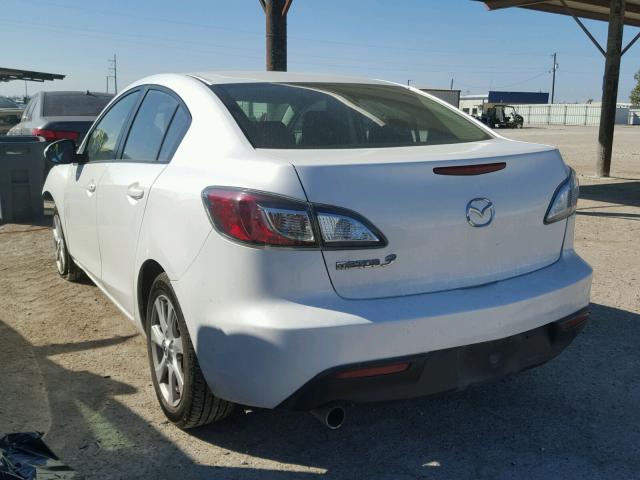 JM1BL1SF7A1264626 - 2010 MAZDA 3 I WHITE photo 3