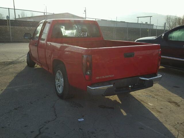 1GCCS198248221435 - 2004 CHEVROLET COLORADO RED photo 3