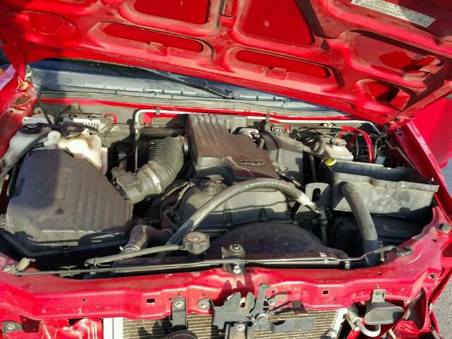 1GCCS198248221435 - 2004 CHEVROLET COLORADO RED photo 7