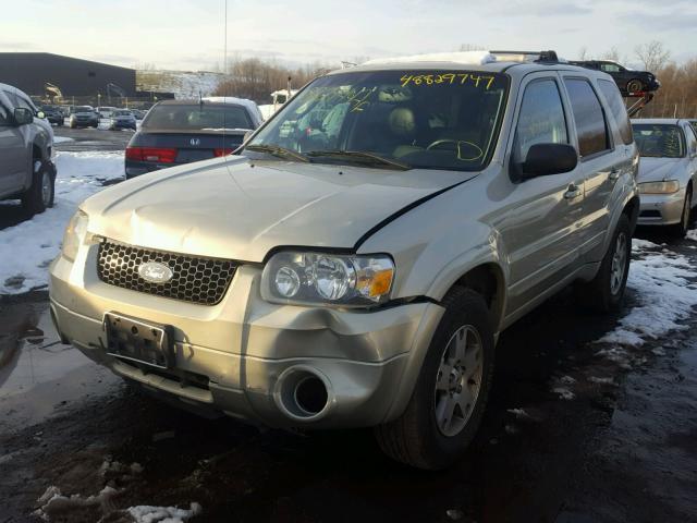 1FMCU94105KB15519 - 2005 FORD ESCAPE LIM BEIGE photo 2