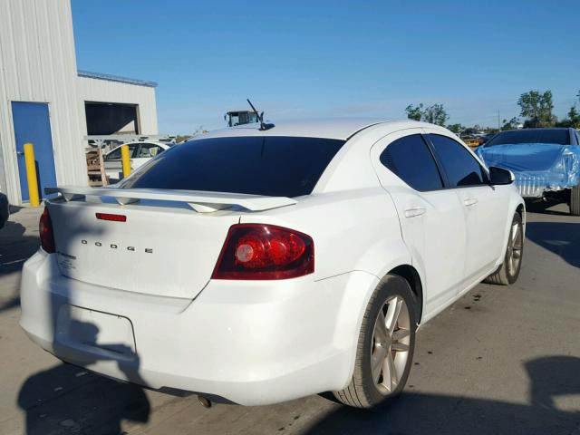 1B3BD1FG4BN548940 - 2011 DODGE AVENGER MA WHITE photo 4